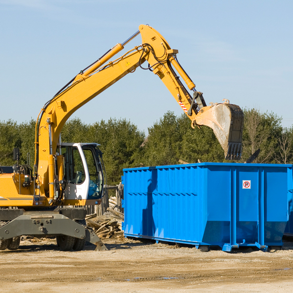 how many times can i have a residential dumpster rental emptied in Putnam AL